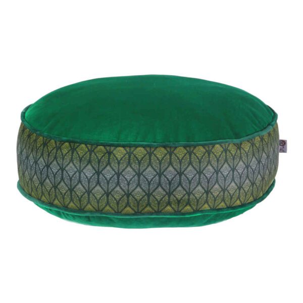 Price and Buy Bohemian Large Round Velvet Pouffe Inspired by Persian Art Green Melanie_68fd5e9865b76.jpeg Price and Buy Bohemian Large Round Velvet Pouffe Inspired by Persian Art Green Melanie