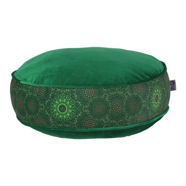 Price and Buy Bohemian Large Round Velvet Pouffe Inspired by Persian Art Green Rana_68fd5df3457fe.jpeg Price and Buy Bohemian Large Round Velvet Pouffe Inspired by Persian Art Green Rana
