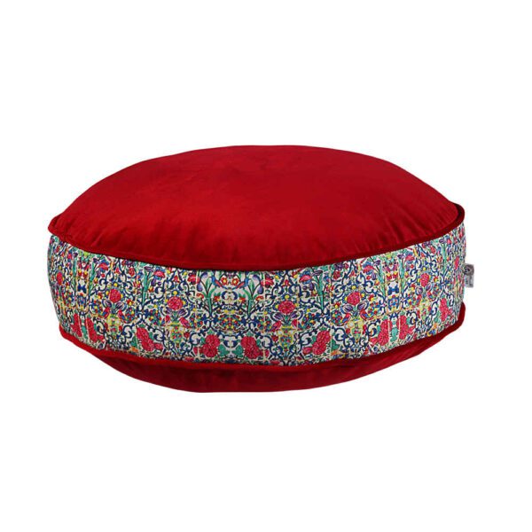 Price and Buy Bohemian Large Round Velvet Pouffe Inspired by Persian Art Red Karina_68fd5e5ea59de.jpeg Price and Buy Bohemian Large Round Velvet Pouffe Inspired by Persian Art Red Karina