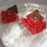 Price and Buy Bohemian Macrame Tassel Dangle in Orange