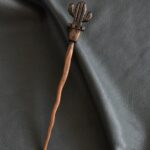 Price and Buy Bohemian Wooden Hair Stick – Natural Wood Hair Pin in Cactus Design