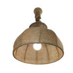 Price and Buy Bohemian Woven Pendant Light – Rustic Woven Hemp Light - Image 3