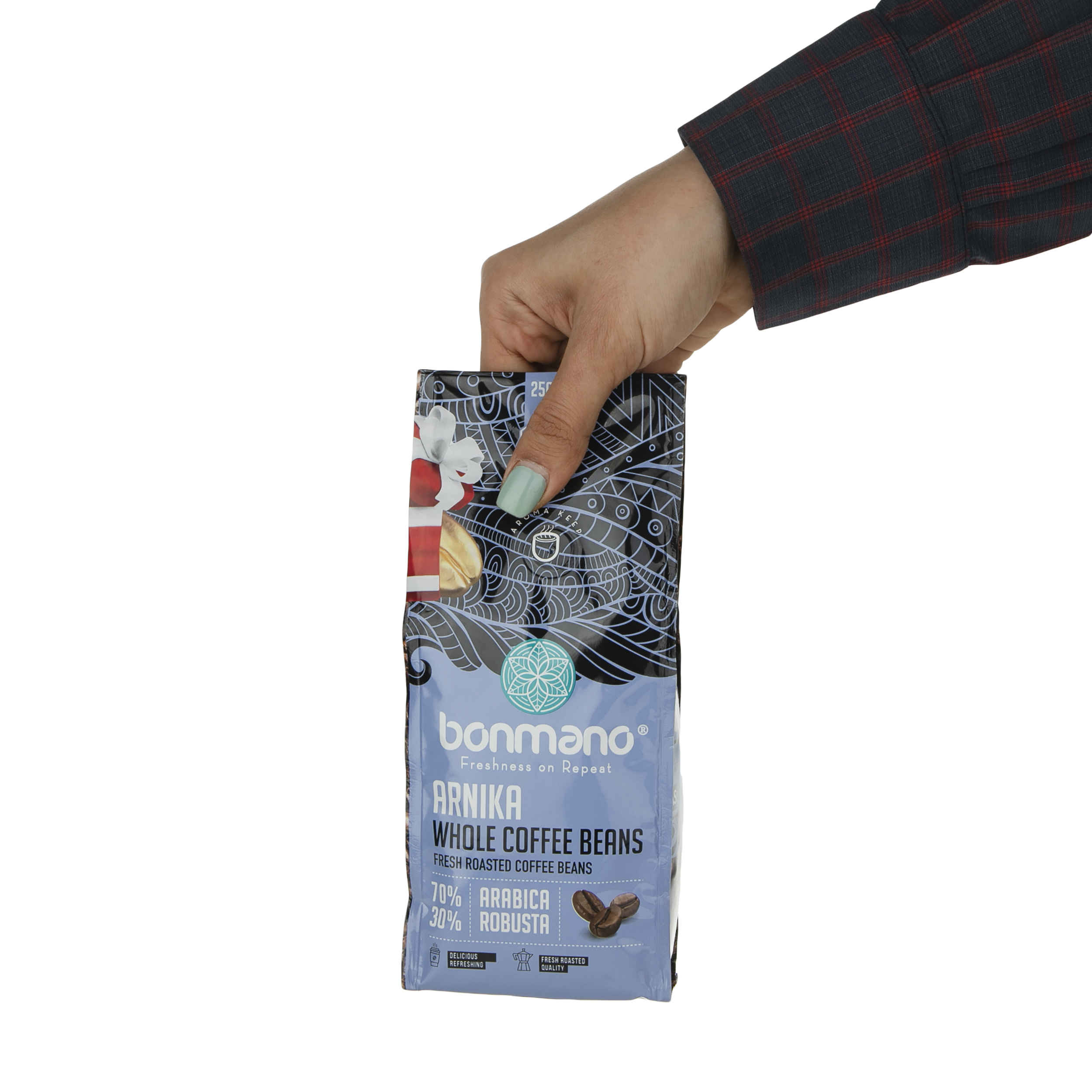 Price and Buy Bonmano Fresh Roasted Whole Coffee Beans Model Arnika 250 gr - Image 4