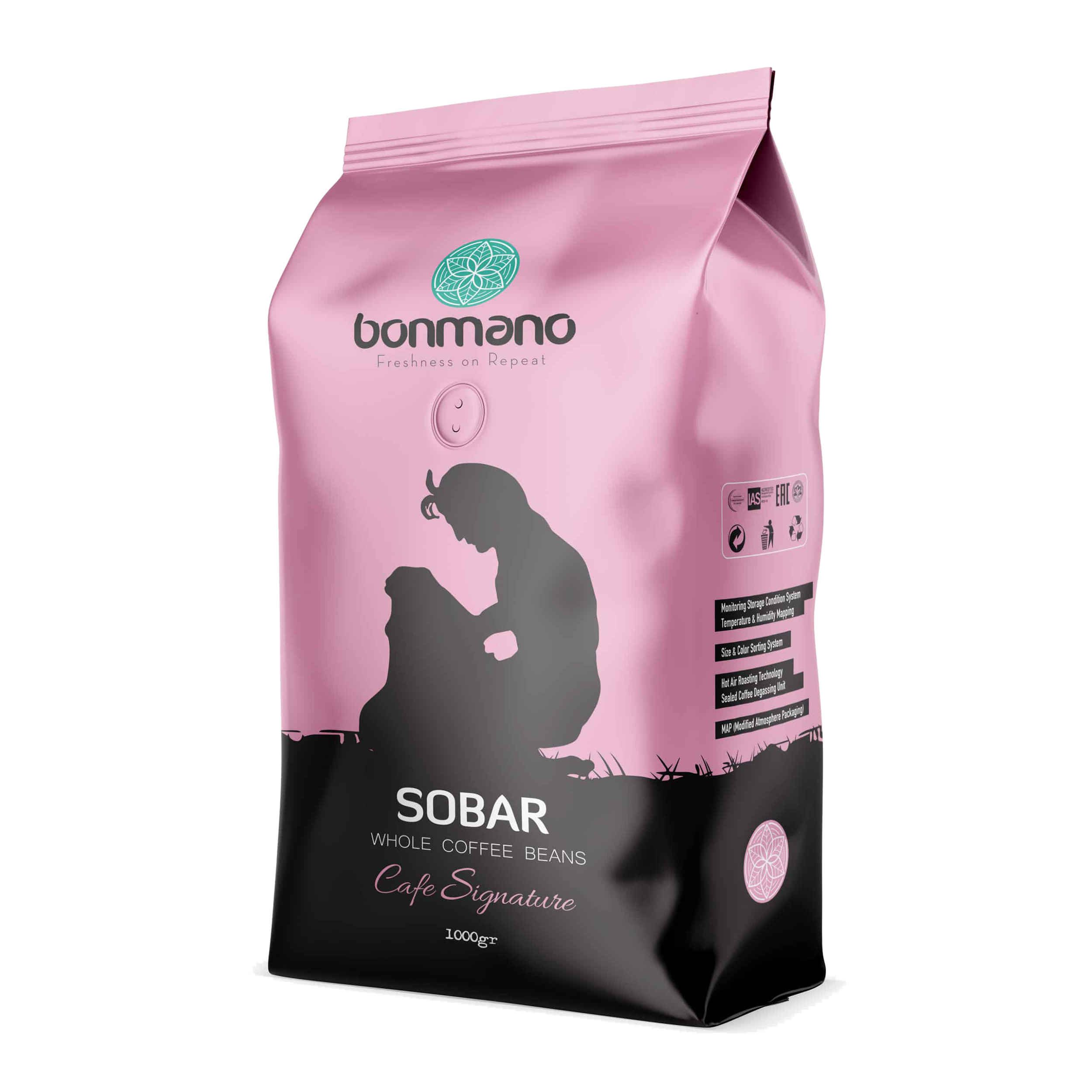 Price and Buy Bonmano Fresh Roasted Whole Coffee Beans Model Sobar 1000 gr