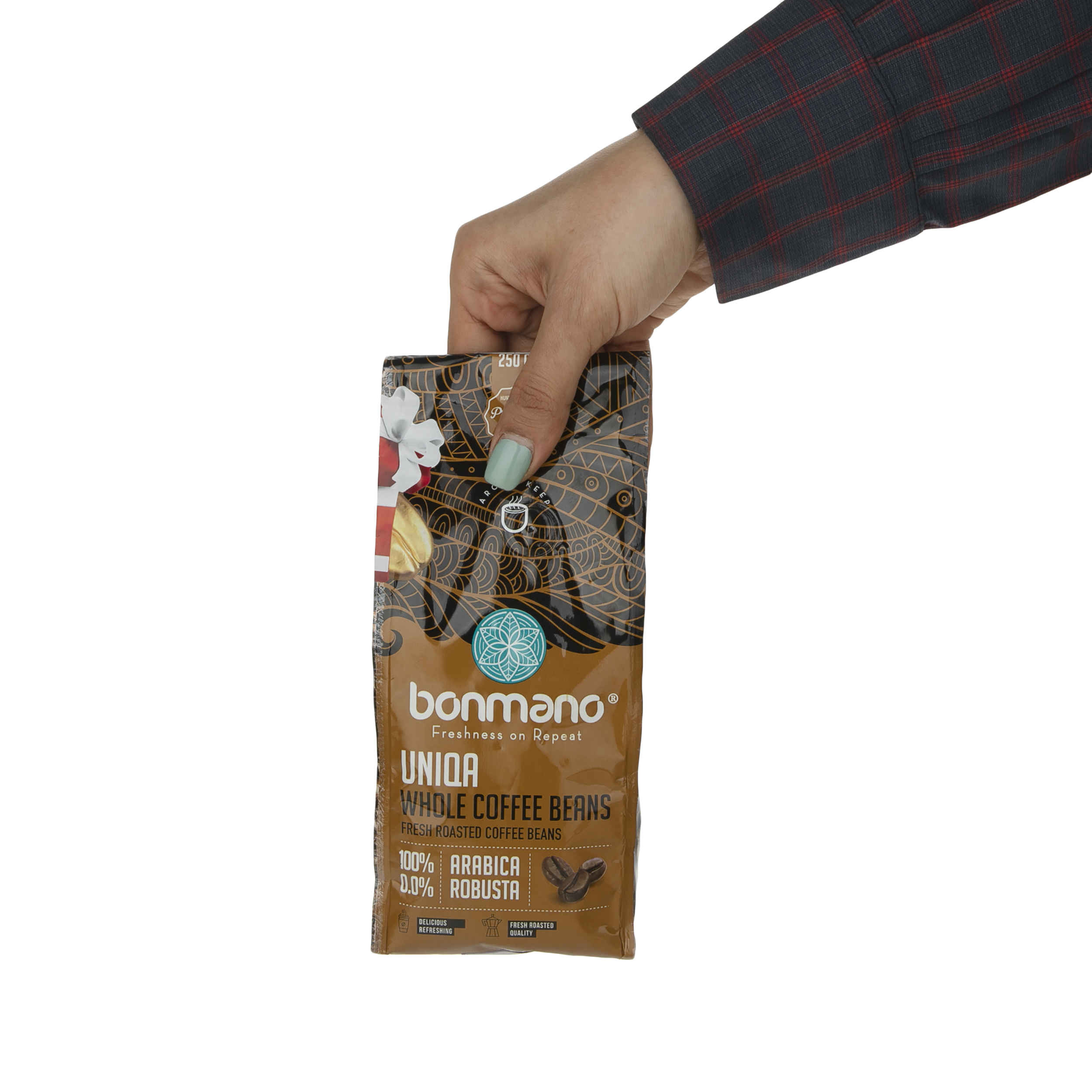 Price and Buy Bonmano Fresh Roasted Whole Coffee Beans Model Uniqa 250 gr - Image 4