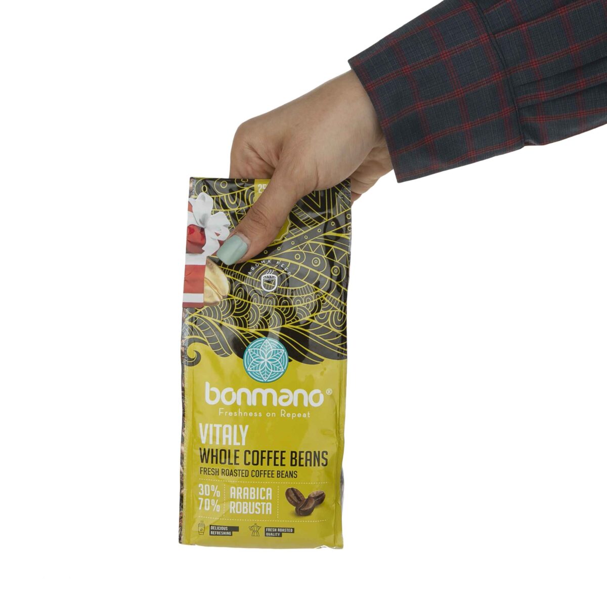 Price and Buy Bonmano Fresh Roasted Whole Coffee Beans Model Vitaly 250 gr - Image 4