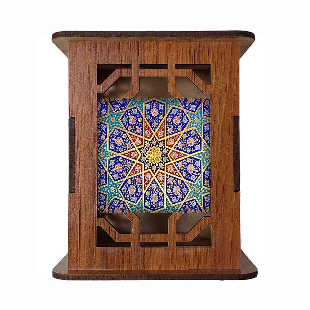 Price and Buy Boostan Motif – Traditional Persian Wooden Pen Holder for Desk
