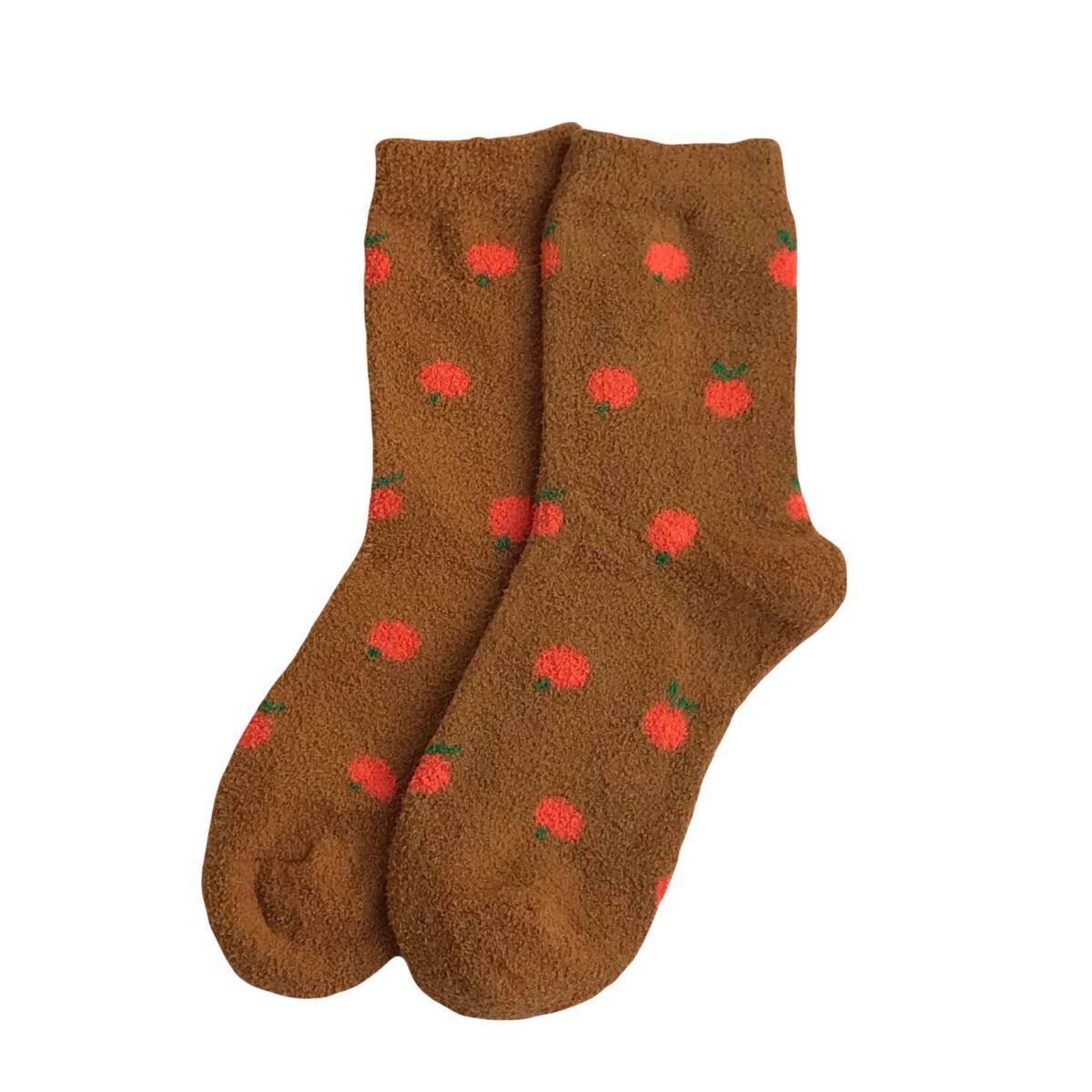 Price and Buy Boucle Socks for Women with Cherry Design