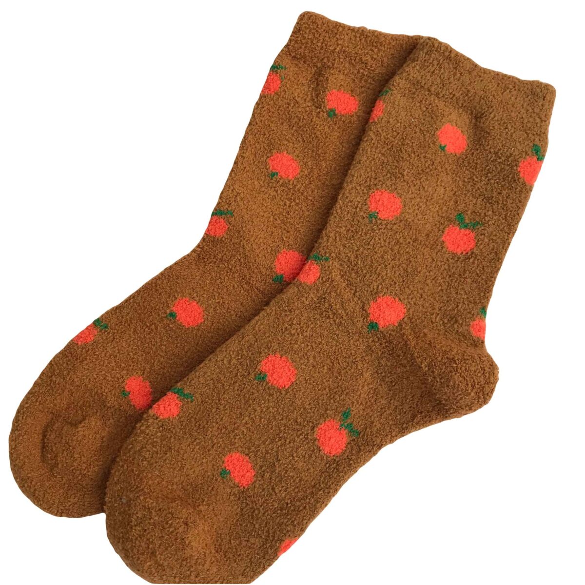 Price and Buy Boucle Socks for Women with Cherry Design - Image 3