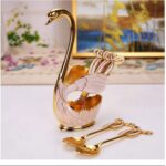 Price and Buy Bowtie Tea Spoon Set, Include 6 Pieces with a Swan Design Spoon Holder - Image 3