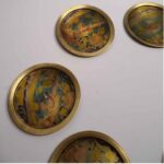 Price and Buy Brass Drink Coaster with Floral Design Decorative 6 Pieces - Image 6