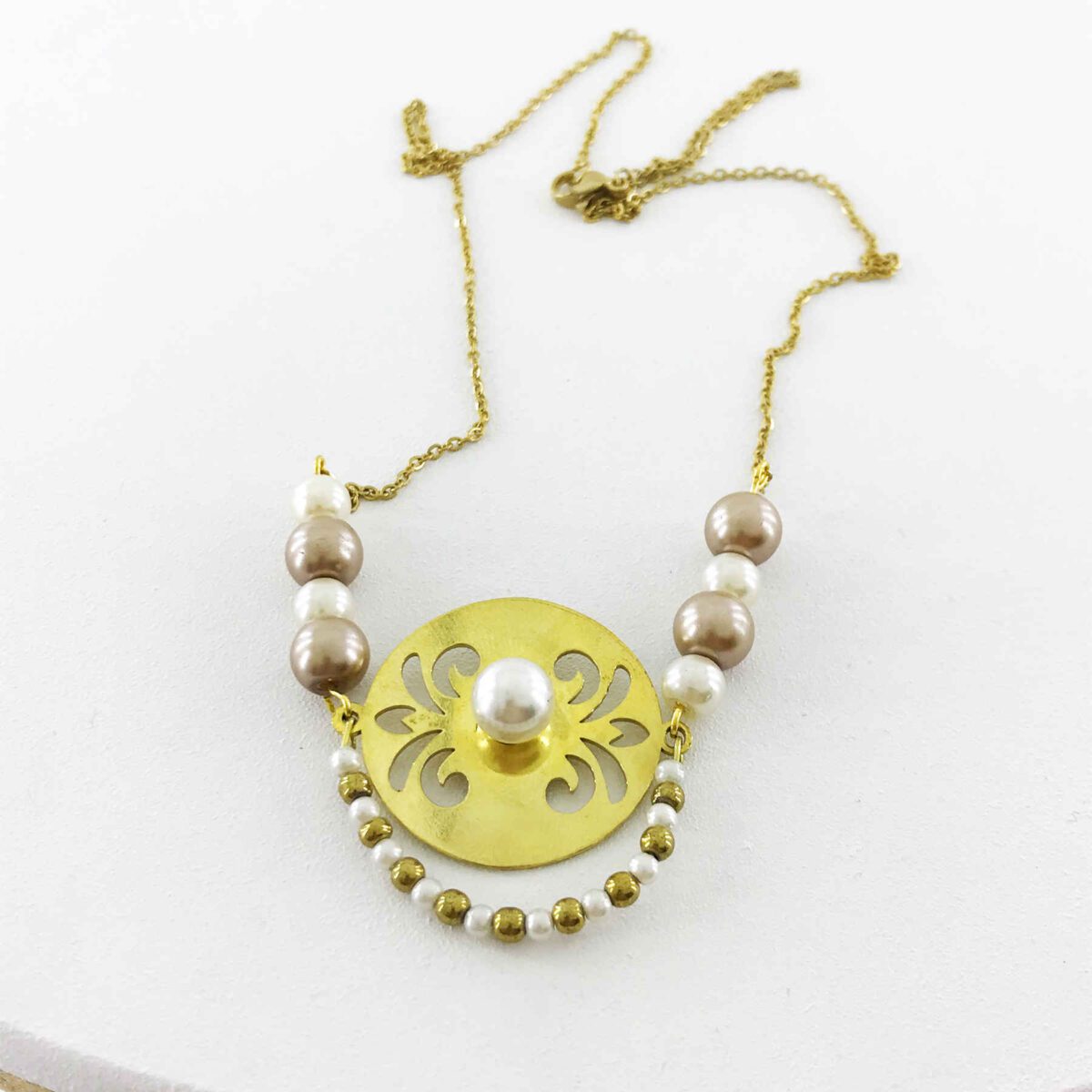 Price and Buy Brass Necklace Persian Traditional Theme for Women Charm - Image 3