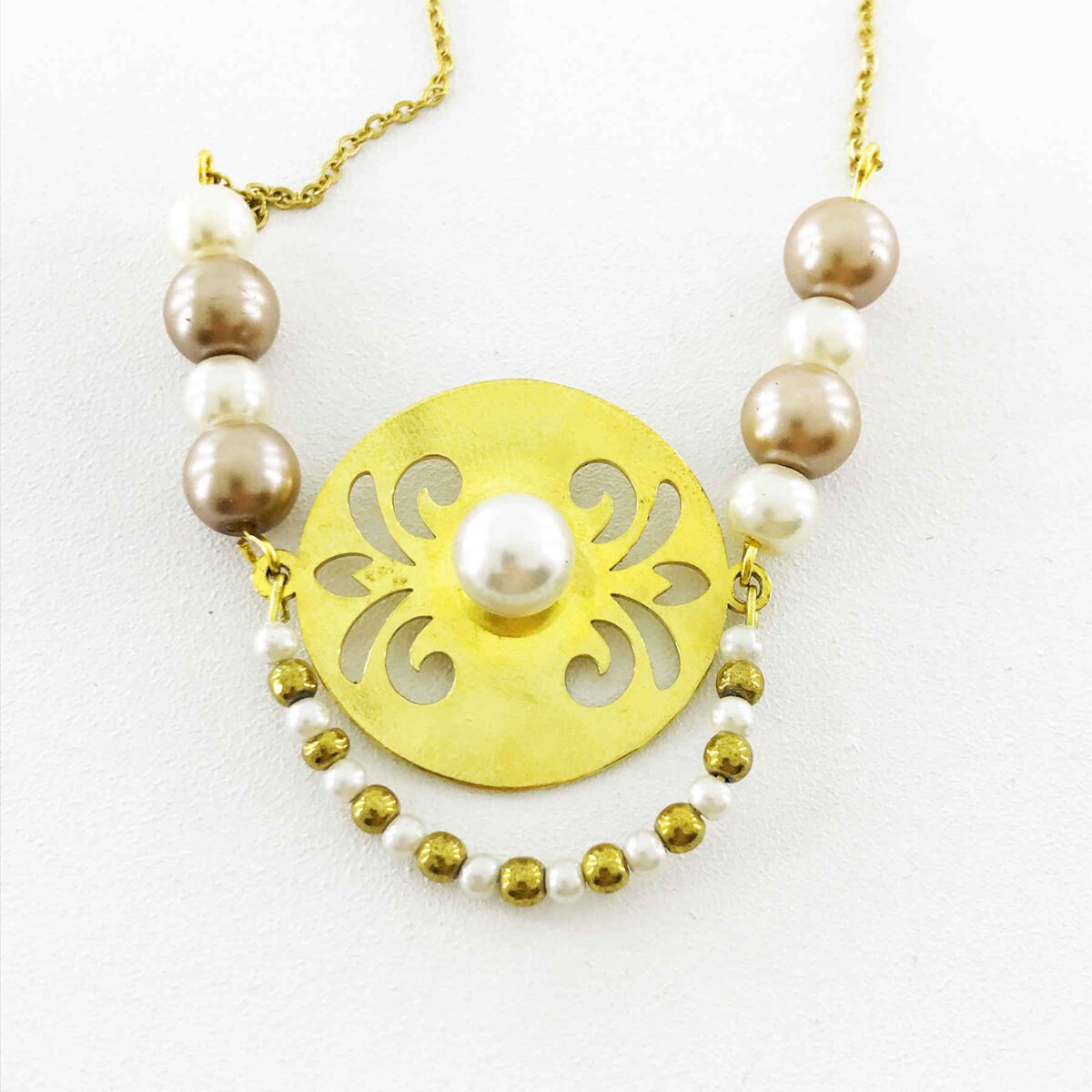 Price and Buy Brass Necklace Persian Traditional Theme for Women Charm - Image 4