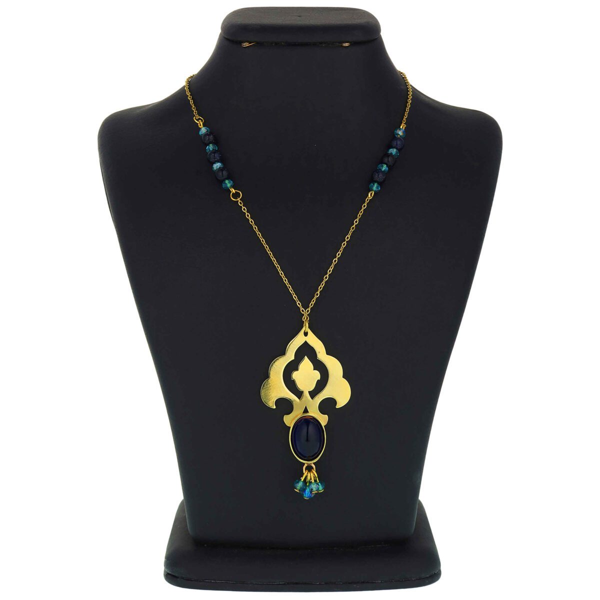 Price and Buy Brass Necklace Persian Traditional Theme for Women with Agate