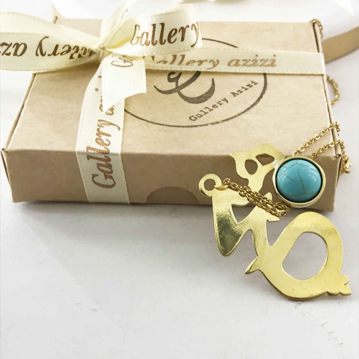 Price and Buy Brass Necklace Persian Traditional Theme for Women with Turquoise - Image 4
