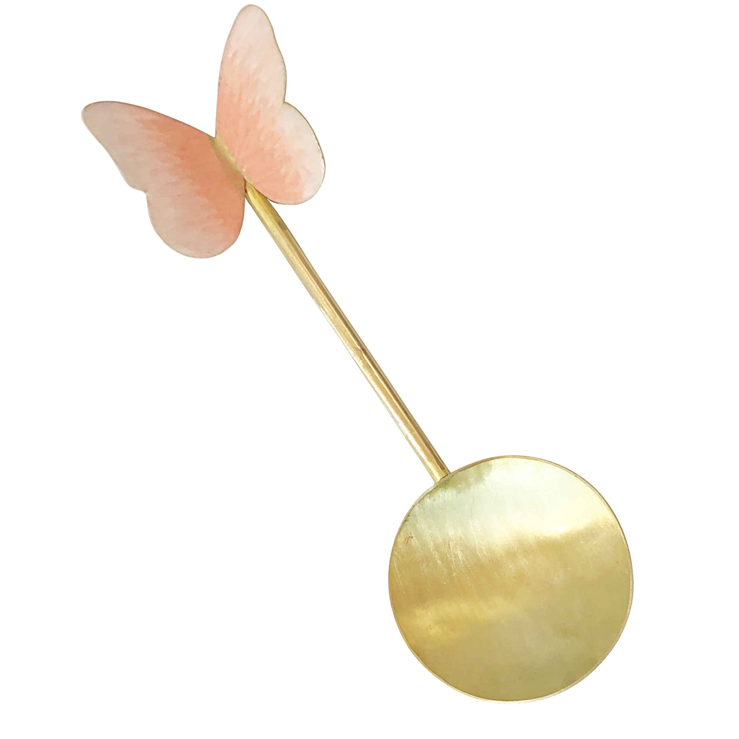 Price and Buy Brass Nut Serving Spoon Butterfly Design - Image 4