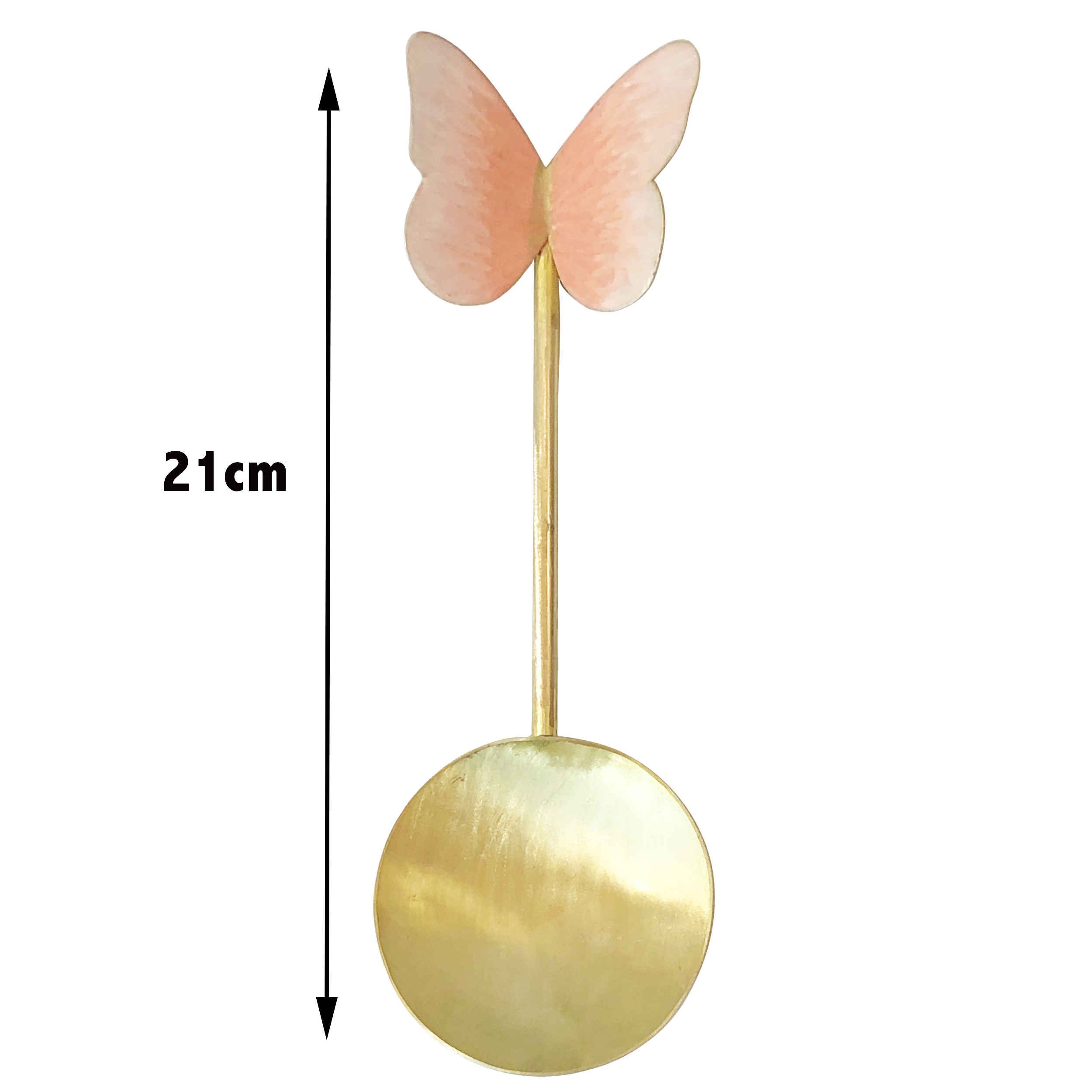 Price and Buy Brass Nut Serving Spoon Butterfly Design - Image 5