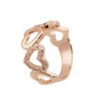 Price and Buy Brass Ring for Women with Heart Design