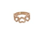 Price and Buy Brass Ring for Women with Heart Design - Image 3