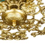 Price and Buy Brass Semi-flush Chandelier Florentine and Vintage Style Aysan - Image 3