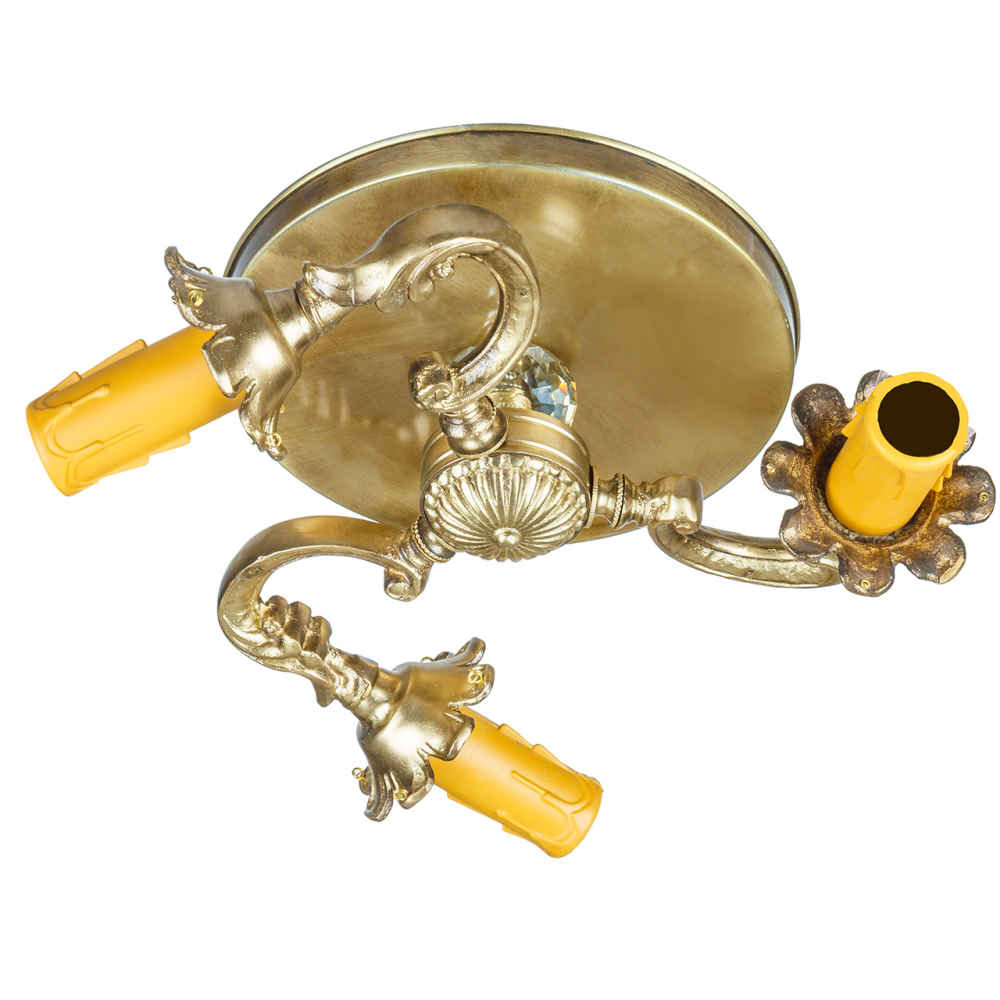 Price and Buy Brass Semi-flush Chandelier Florentine and Vintage Style Hiva_68fcd29303a93.jpeg Price and Buy Brass Semi-flush Chandelier Florentine and Vintage Style Hiva - Image 1