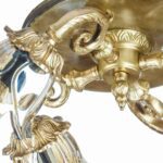 Price and Buy Brass Semi-flush Chandelier Florentine and Vintage Style Matin - Image 3