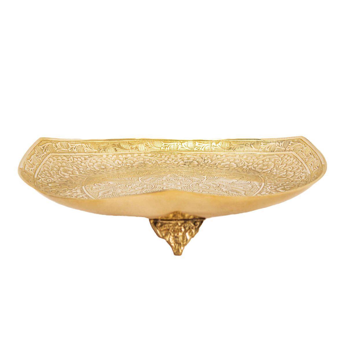 Price and Buy Brass Serving Stand for Sweets with Intricate Engraving Elegance - Image 3