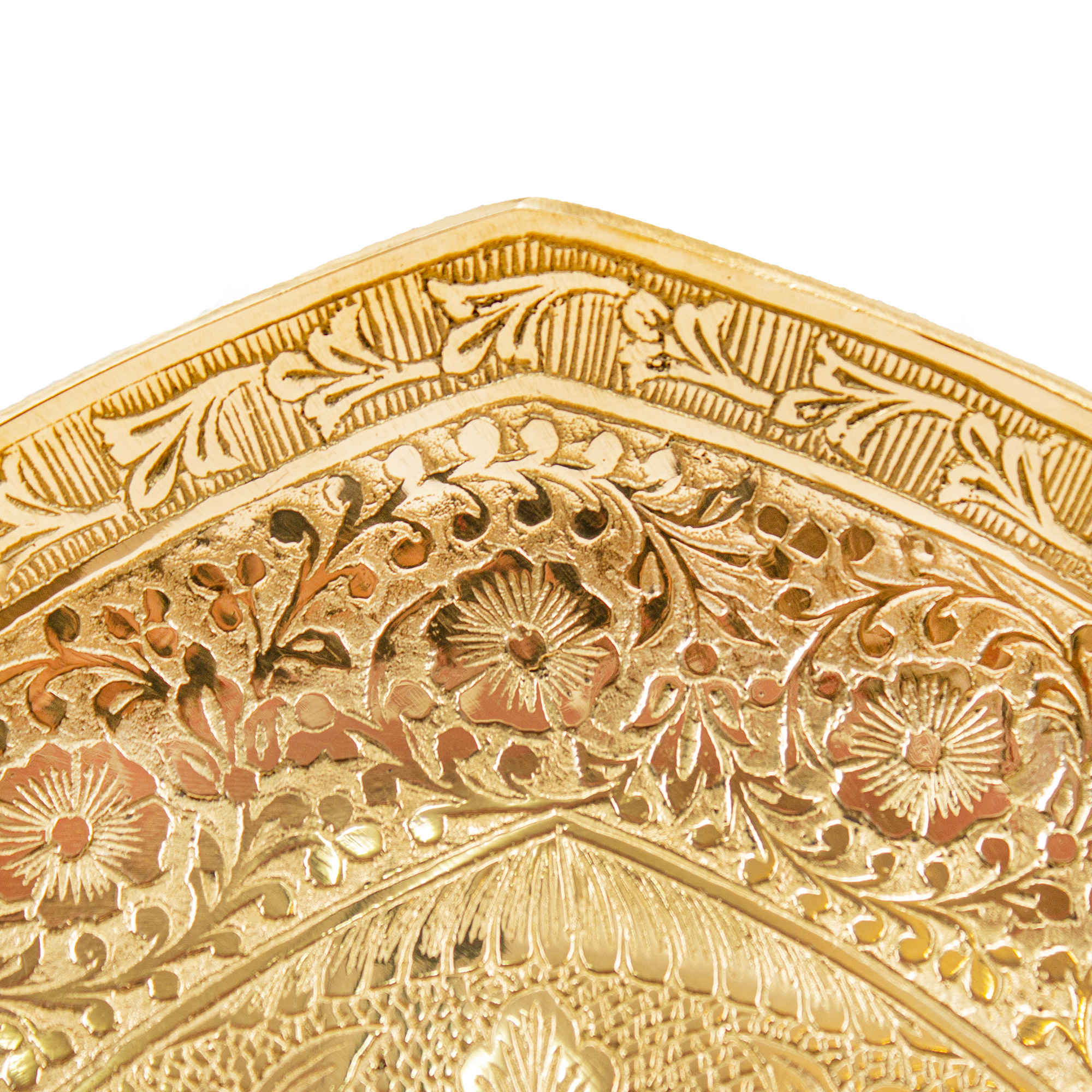 Price and Buy Brass Serving Stand for Sweets with Intricate Engraving Elegance - Image 4