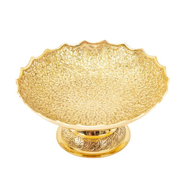 Price and Buy Brass Serving Stand Intricate Floral Engraving with Base_68feae76ce5a7.jpeg Price and Buy Brass Serving Stand Intricate Floral Engraving with Base
