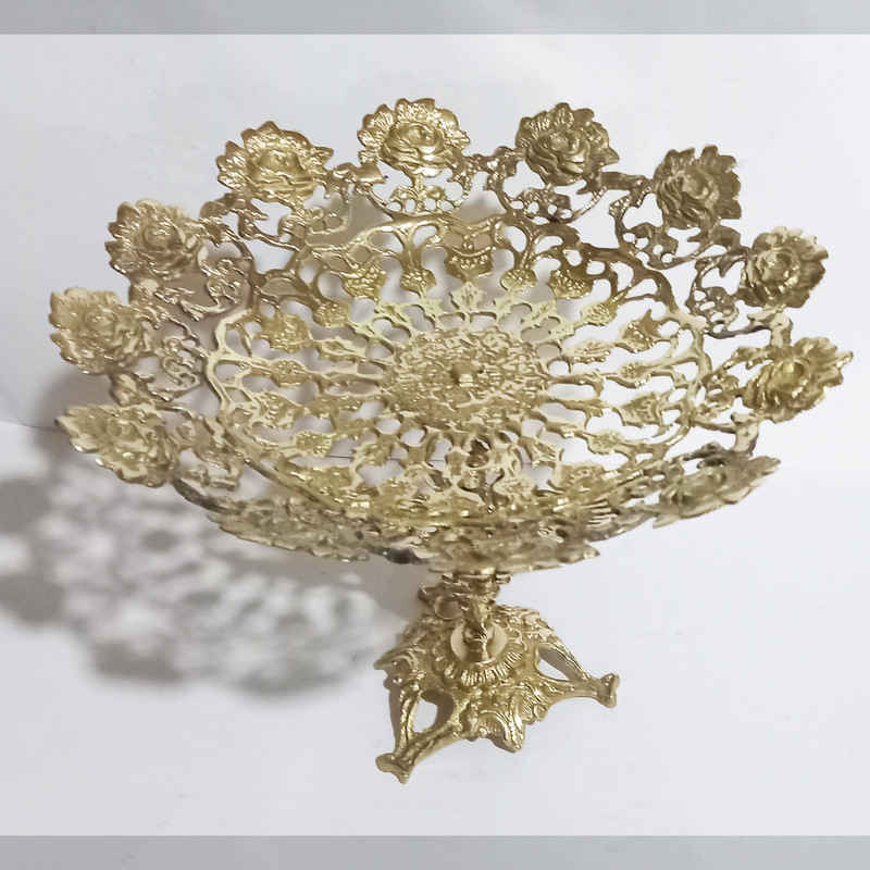Price and Buy Brass Serving Stand Traditional Angel Design for Sweets - Image 5
