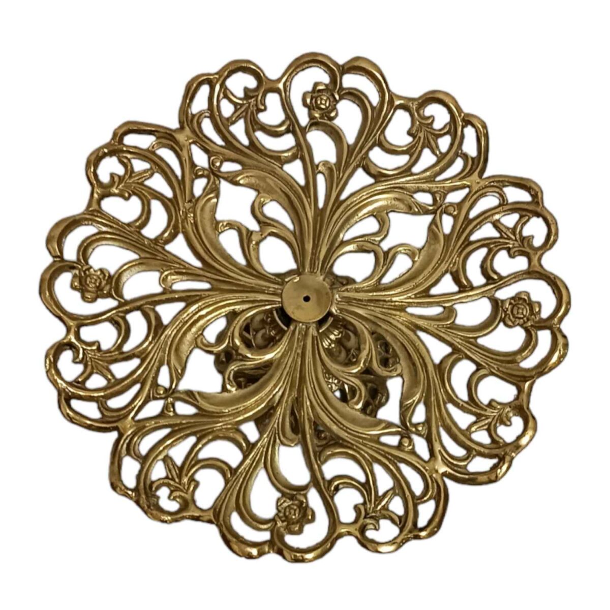 Price and Buy Brass Serving Stand Traditional Floral Design for Sweets - Image 3