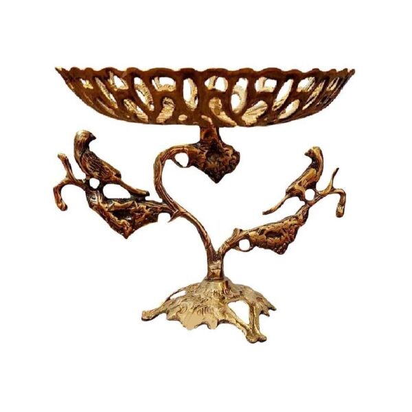 Price and Buy Brass Serving Stand Traditional Sparrow Design for Sweets_68feaf5d0e387.jpeg Price and Buy Brass Serving Stand Traditional Sparrow Design for Sweets
