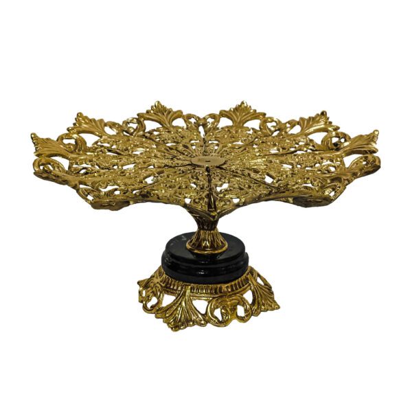 Price and Buy Brass Serving Stand with Intricate Floral Details_68feaf4b3a8b6.jpeg Price and Buy Brass Serving Stand with Intricate Floral Details