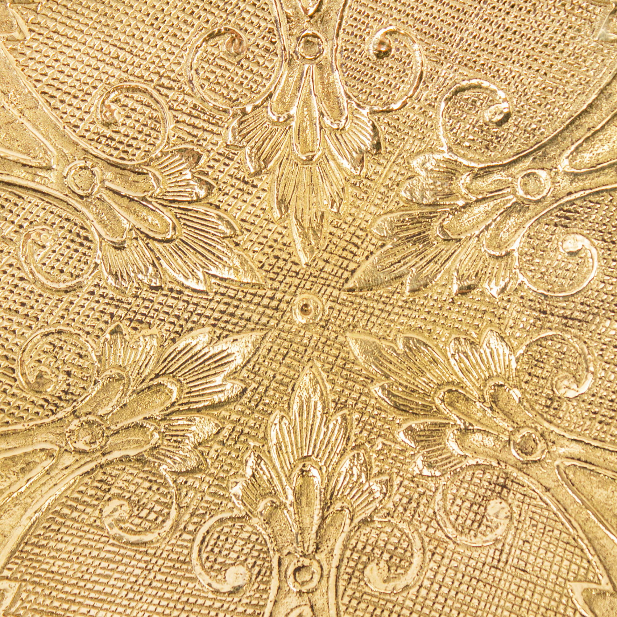 Price and Buy Brass Serving Stand with Intricate Floral Engraving Elegance - Image 3