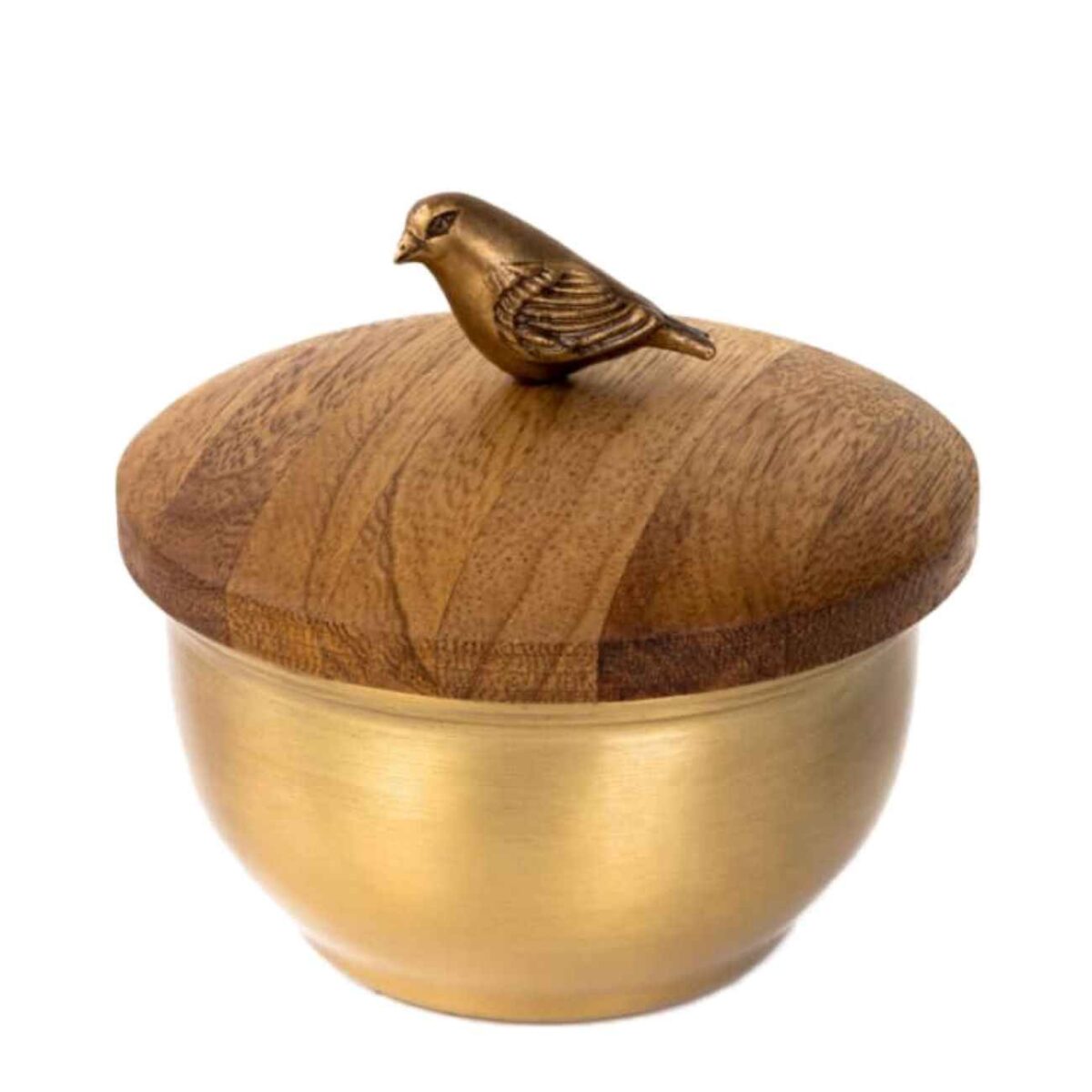 Price and Buy Brass Sugar Bowl with Lid Bird Design