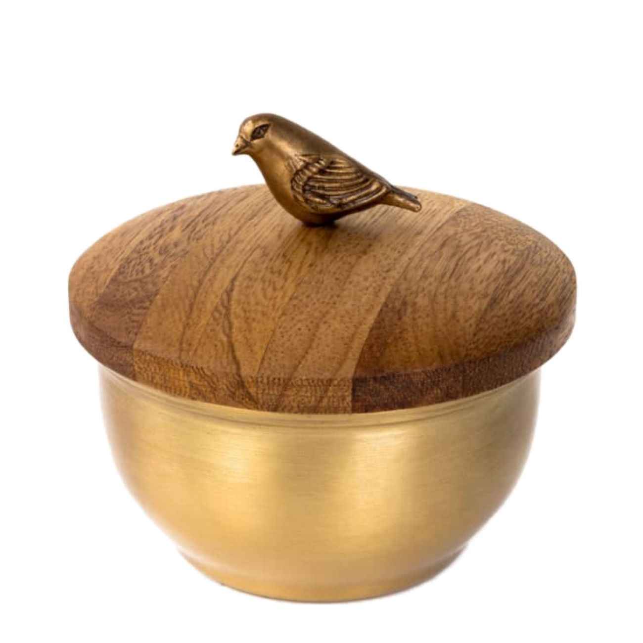 Price and Buy Brass Sugar Bowl with Lid Bird Design
