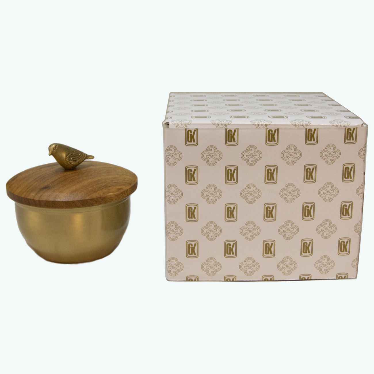 Price and Buy Brass Sugar Bowl with Lid Bird Design - Image 3
