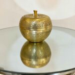 Price and Buy Brass Sugar Bowl with Lid in Apple Design - Image 3
