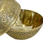 Price and Buy Brass Sugar Bowl with Lid in Apple Design - Image 6