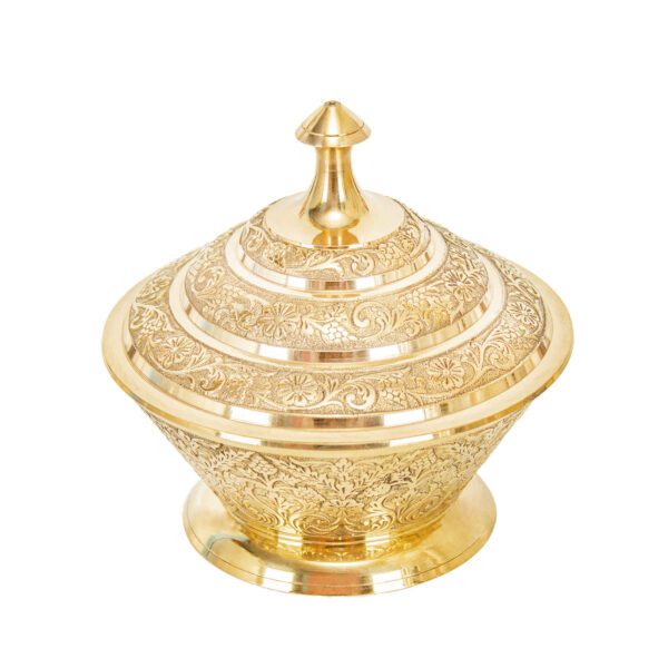 Price and Buy Brass Sugar Bowl with Lid Intricate_68fed8eb45489.jpeg Price and Buy Brass Sugar Bowl with Lid Intricate