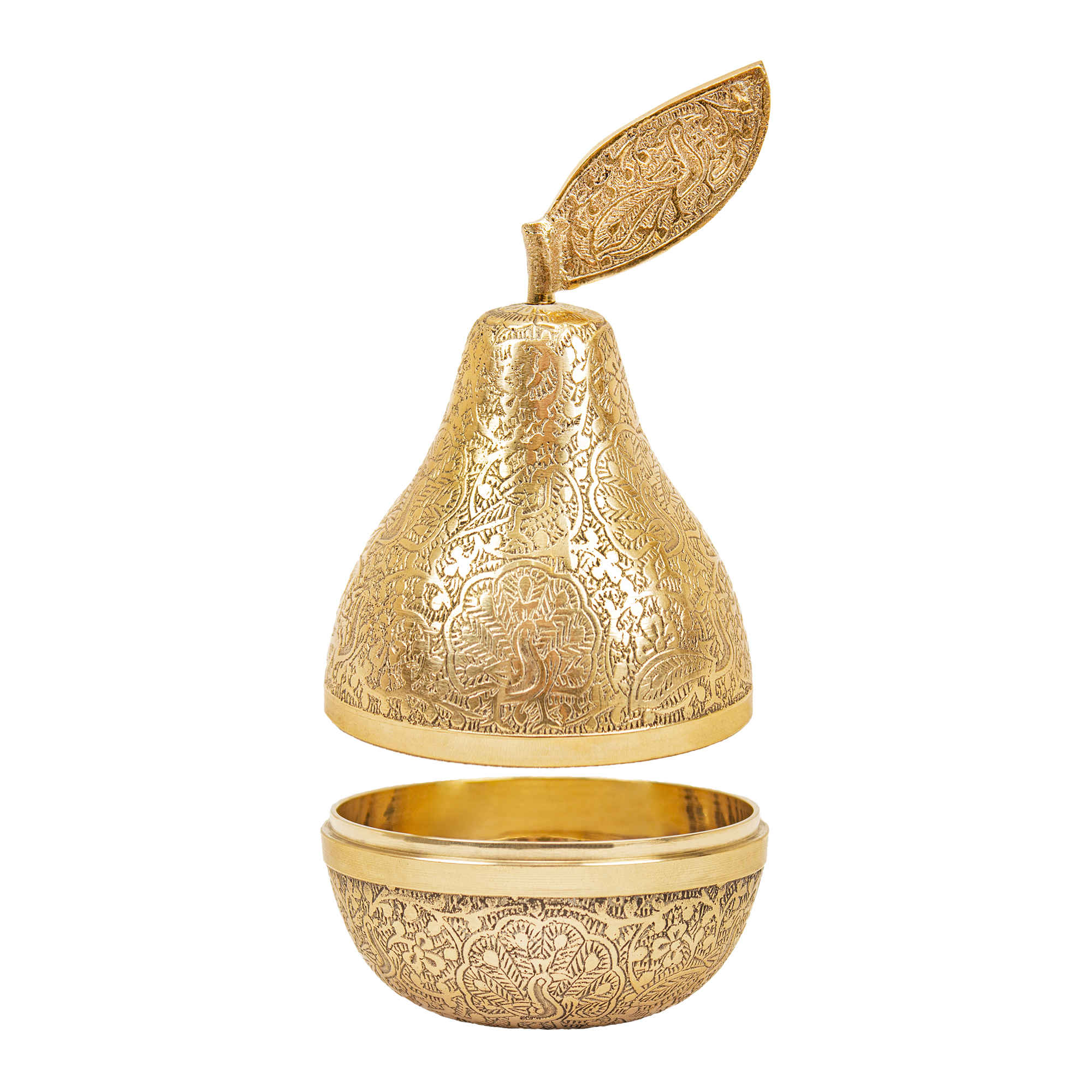 Price and Buy Brass Sugar Bowl with Lid Pear Shaped - Image 6