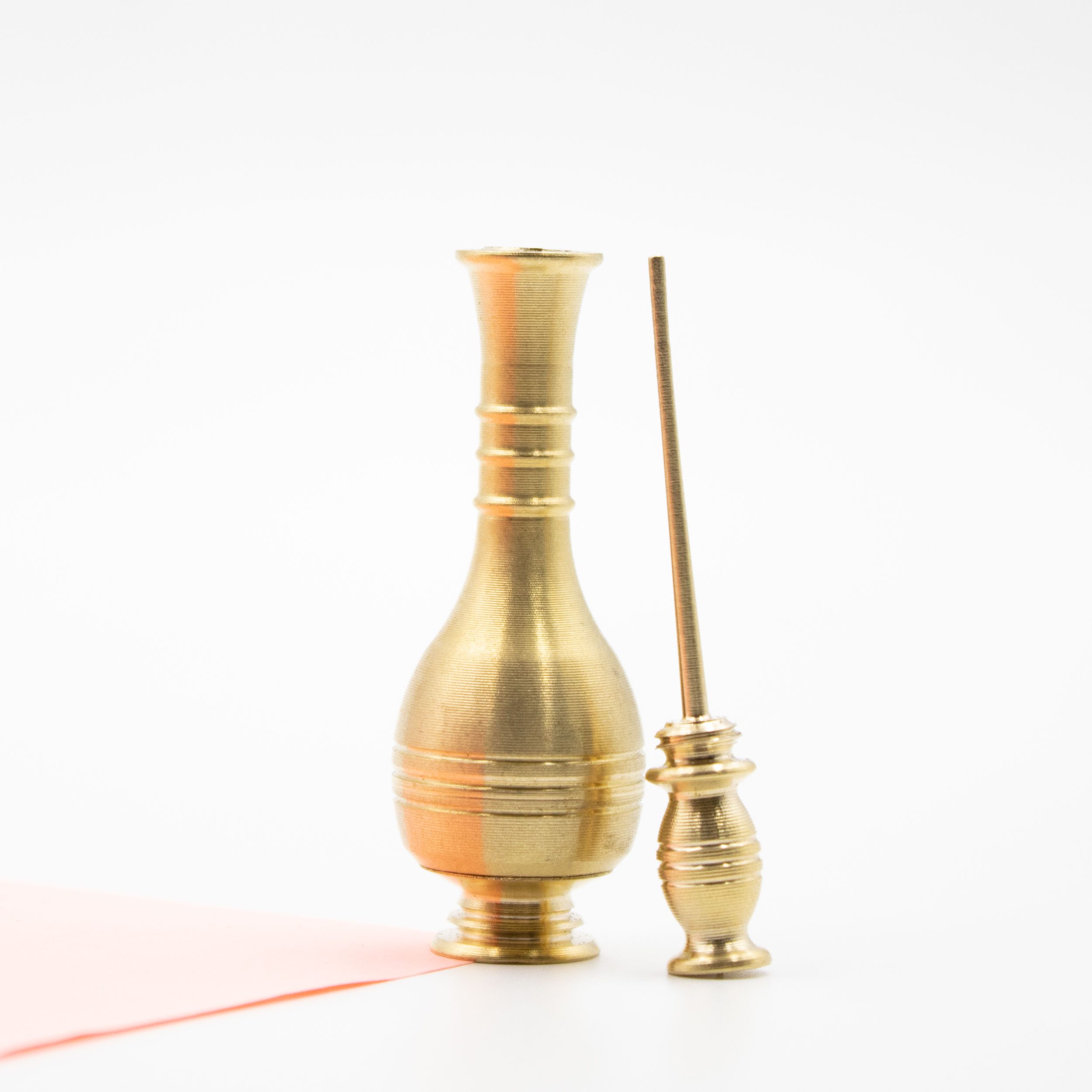 Price and Buy Brass Surma Dani Container for Keeping Kohl Mehrak (x2) - Image 3