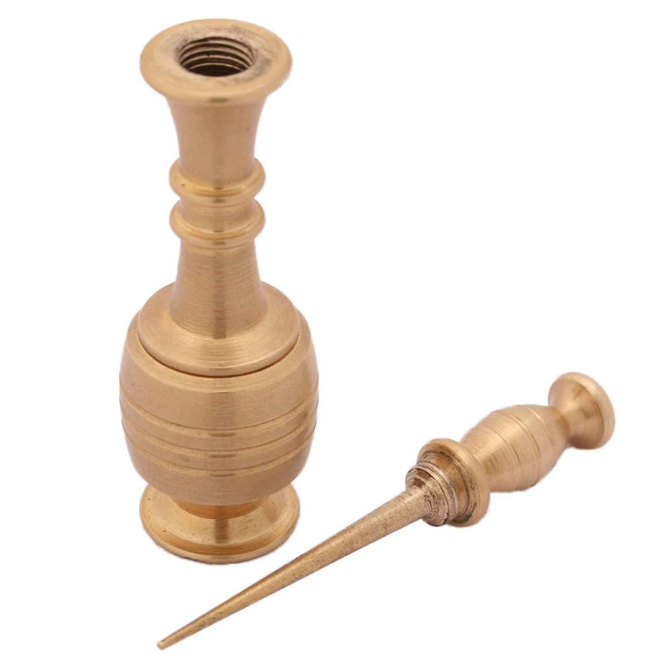 Price and Buy Brass Surma Dani Container for Keeping Kohl (x2) - Image 4