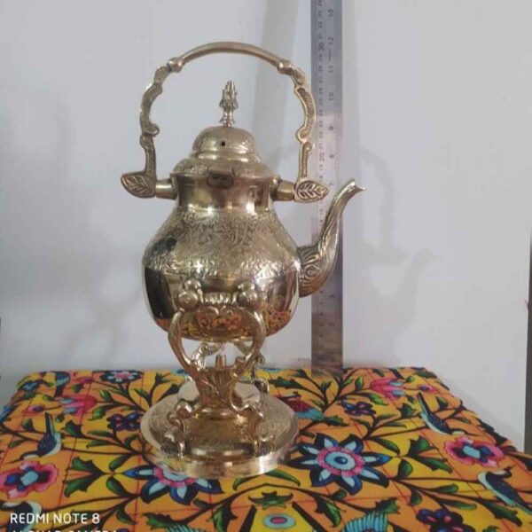 Price and Buy Brass Teapot & Warmer Hand-Engraved with Elegant Etched Design Golden_68fe4ddee3be2.jpeg Price and Buy Brass Teapot & Warmer Hand-Engraved with Elegant Etched Design Golden