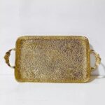 Price and Buy Brass Tray with Detailed Engraving Suitable for Everyday Use - Image 3
