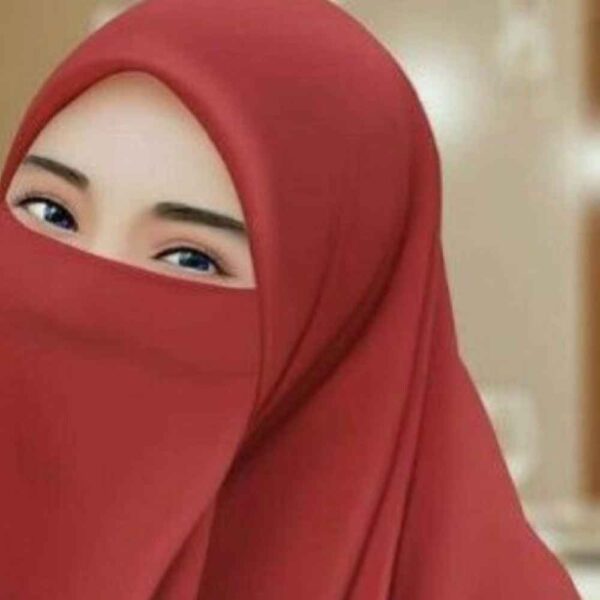 Price and Buy Brick Red Islamic Crepe Square Scarf & Niqab Set for Women_68fdc3c1a24cc.jpeg Price and Buy Brick Red Islamic Crepe Square Scarf & Niqab Set for Women