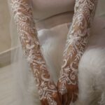 Price and Buy Bridal Gloves Embellished With Sequins And Pearls For Wedding Ceremony