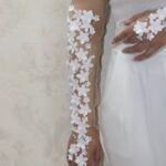 Price and Buy Bridal Gloves With Blossom Design For Wedding And Reception - Image 6