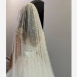 Price and Buy Bridal Veil with Pearls for a Glamorous Wedding Day Statement Piece 2/5 M