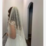 Price and Buy Bridal Veil with Pearls for a Glamorous Wedding Day Statement Piece 2/5 M - Image 3